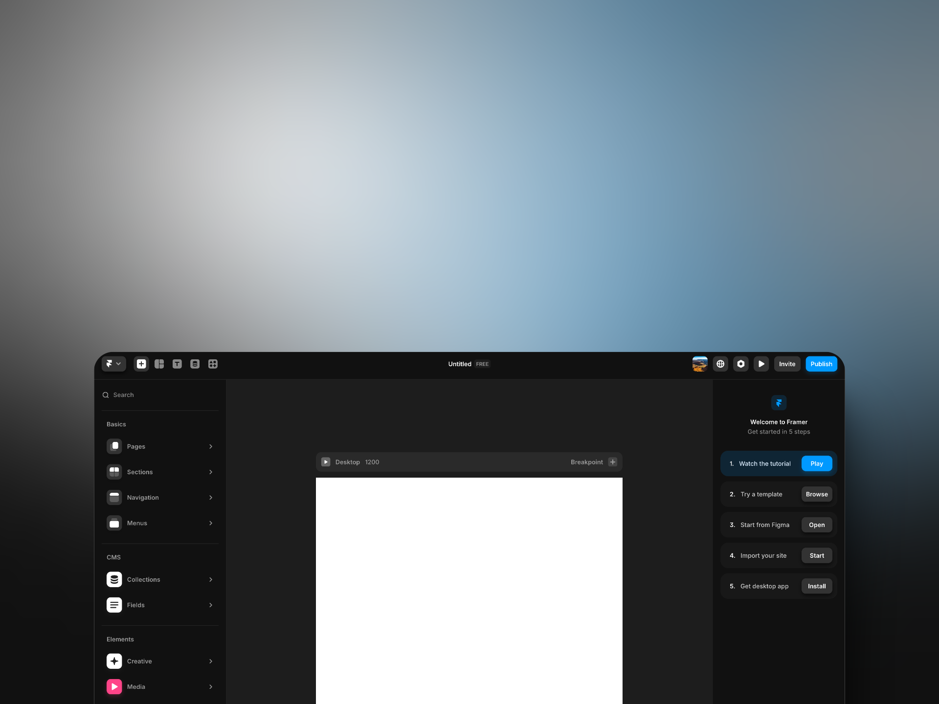 framer cms layout software alt.